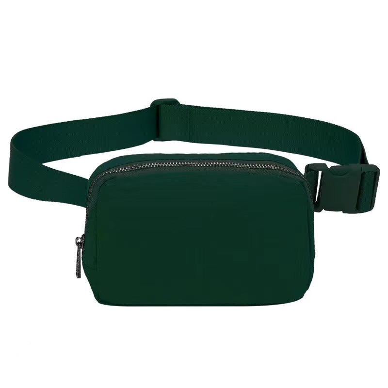 Wholesale Waist bag nylon waterproof chest bag outdoor sports running mobile phone bag versatile crossbody men and women